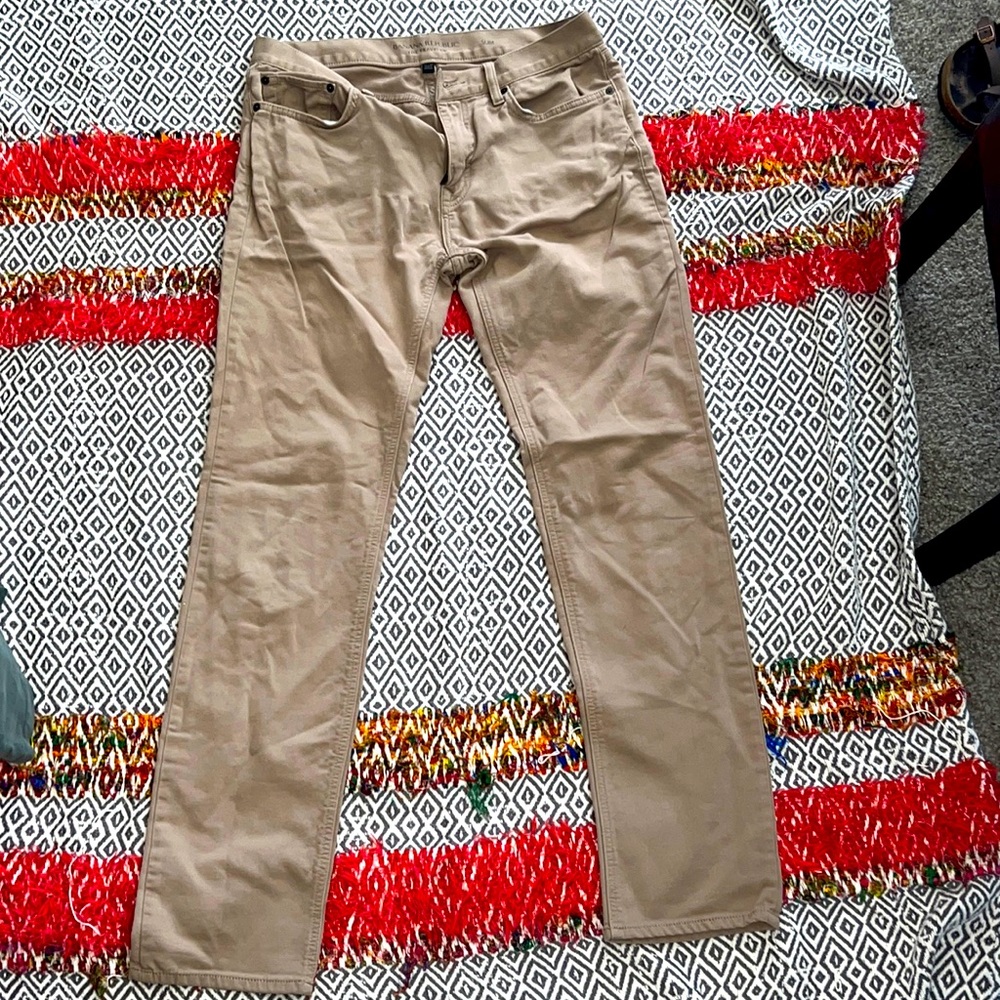 Banana republic the traveler slim men’s jeans 32x 34